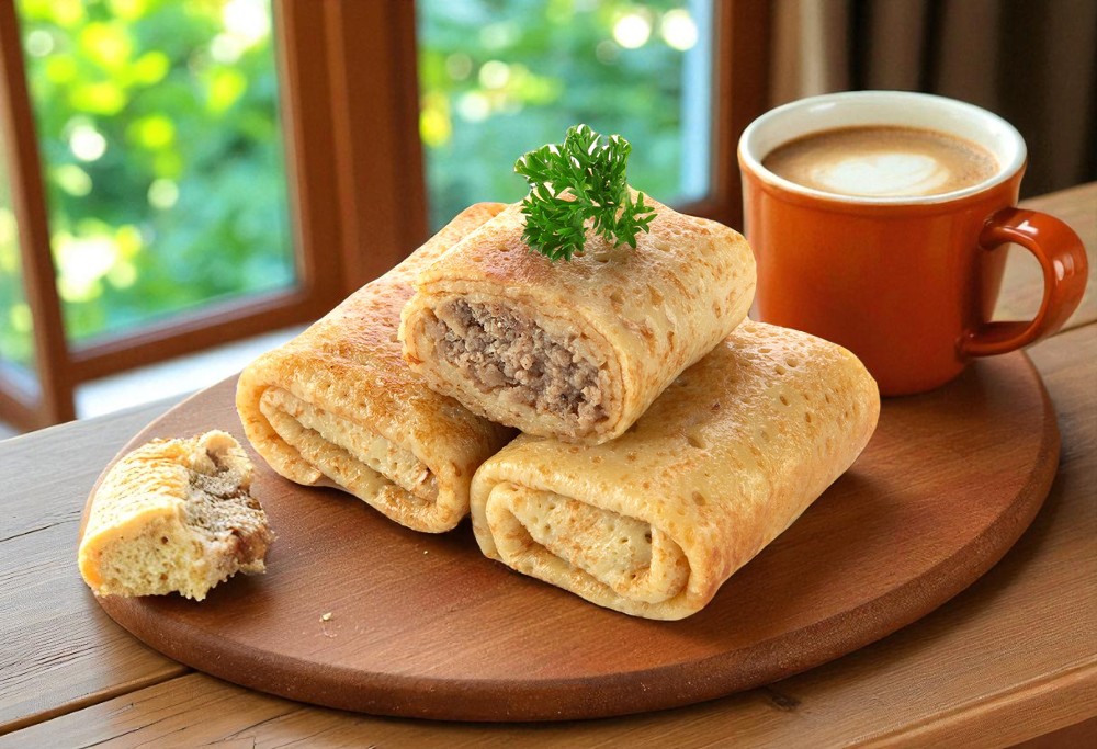 блины с мясом (замор.)