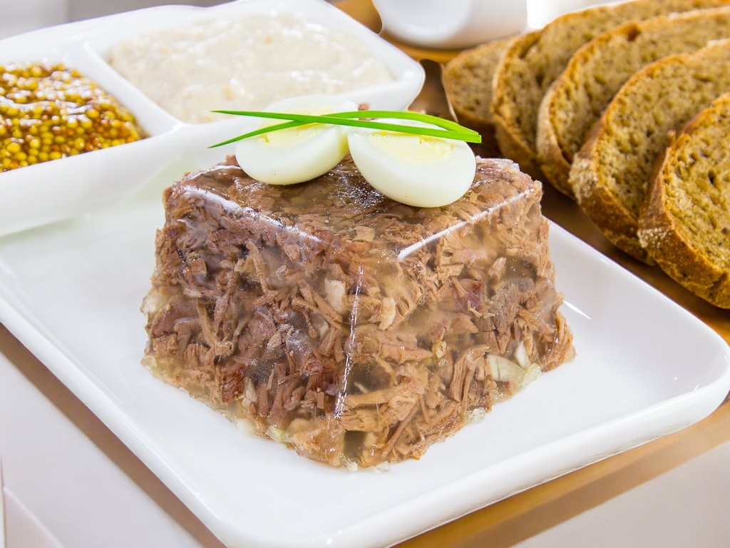 Холодец “НА ПРАЗДНИК” мясн.прод. Лоток 500г