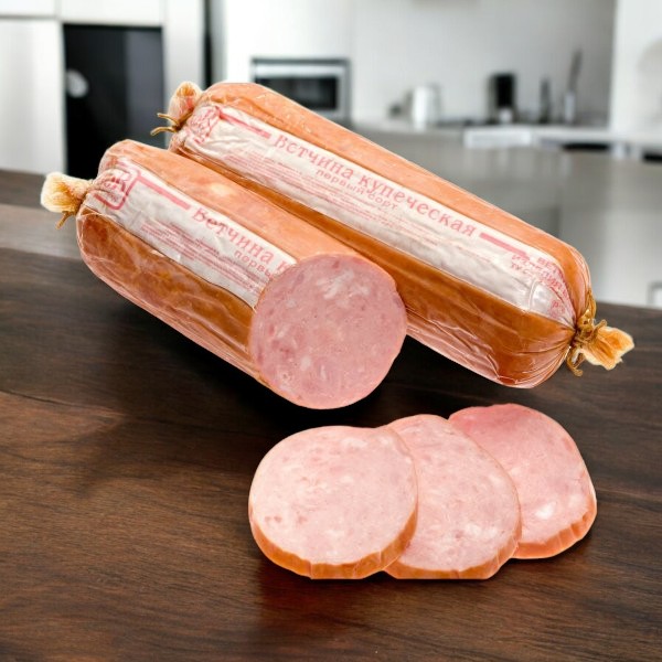 Ветчина КУПЕЧЕСКАЯ мясн.прод. натурин в/у 300г