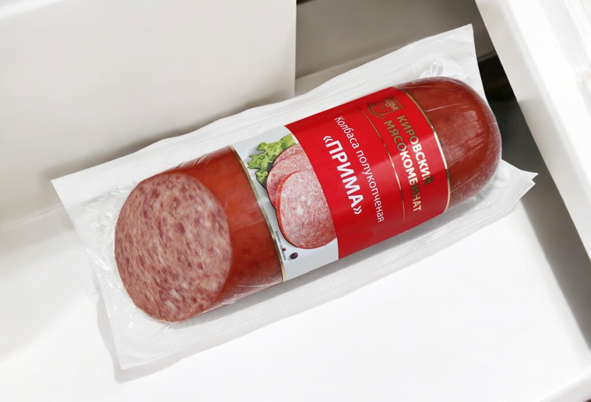 Колбаса ПРИМА по-смоленски п/к мясн.прод. В/У 300г