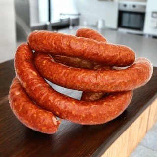 Колбаса полукопченая Охотника из печи