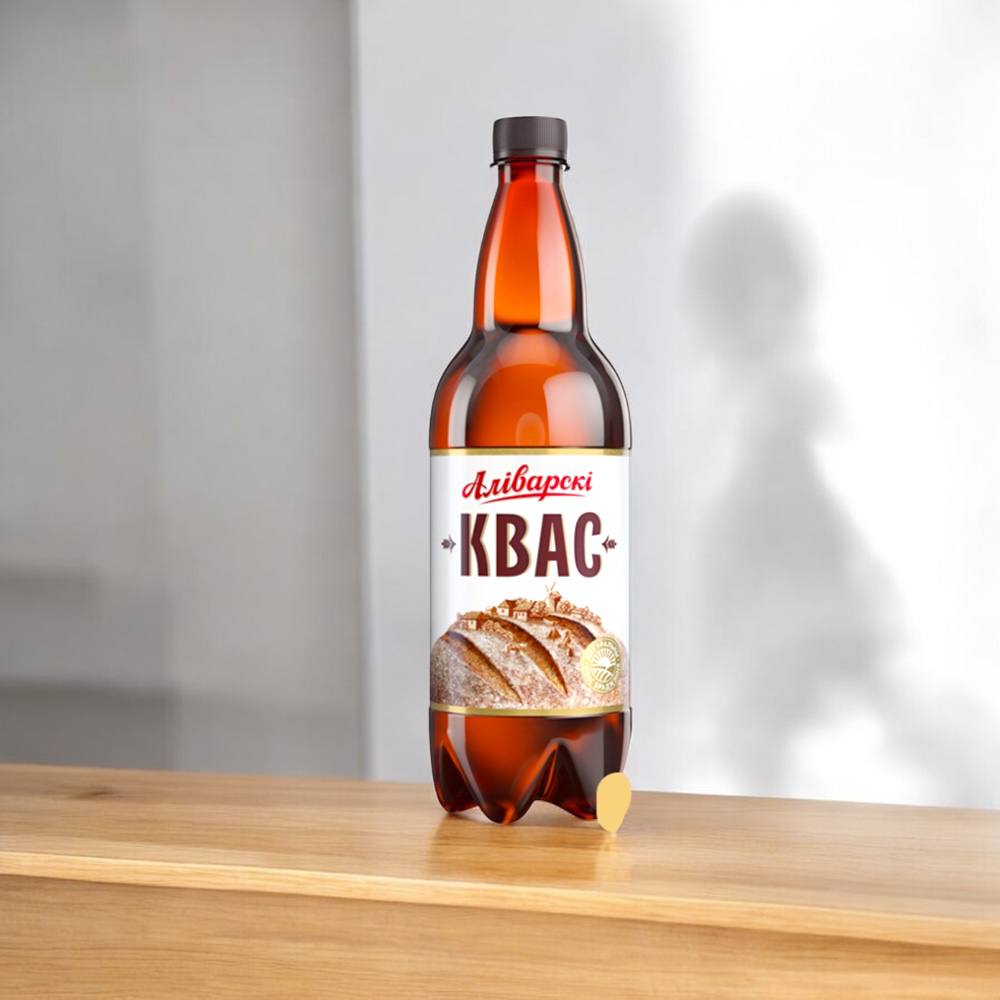 Алiварскi квас хлебны пэт 1,0л.