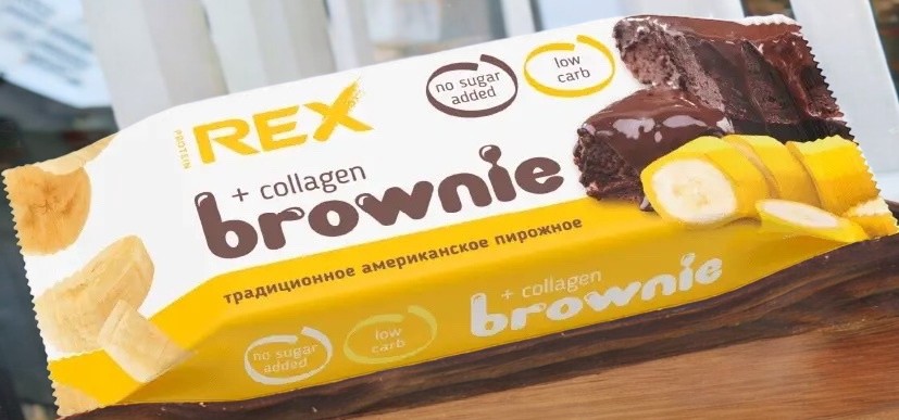 РК Пирожное “Брауни” Банановое с коллагеном 50 г