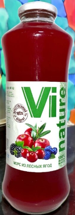 Морс из лесных ягод Vi NATURE, ПЭТ 0,33л*20