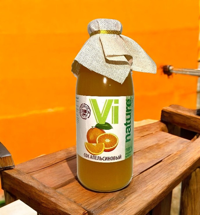 Апельсиновый сок Vi NATURE ст.бут. 0,75 л