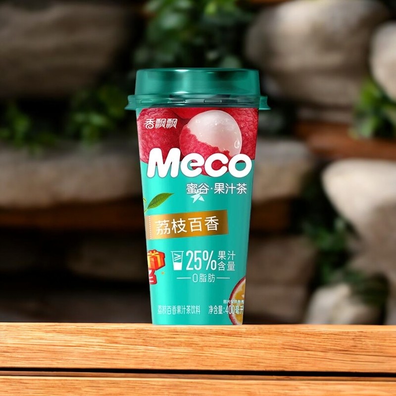 Напиток фруктовый чай личи и маракуйя MECO 0,4 л