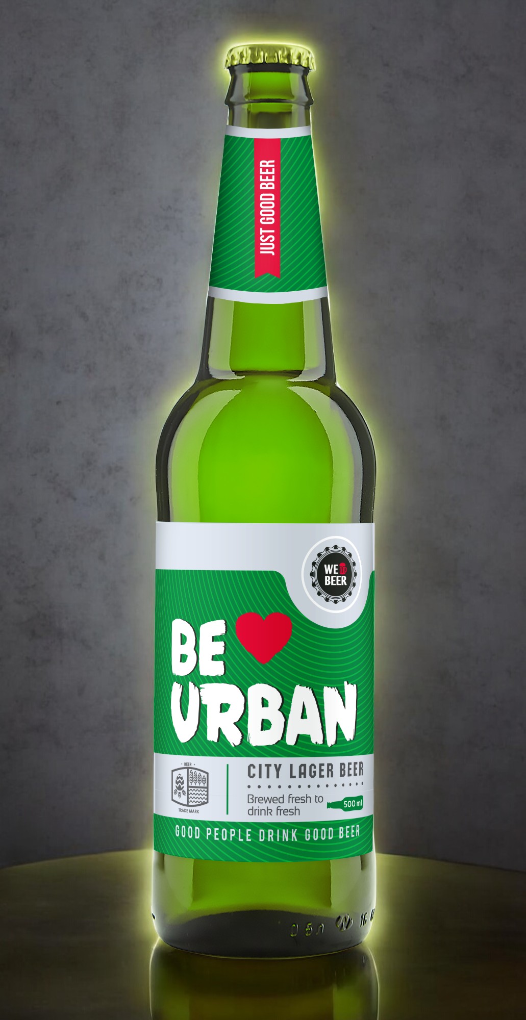Пиво светлое “BE URBAN” , 0,5 л, , 4,2%