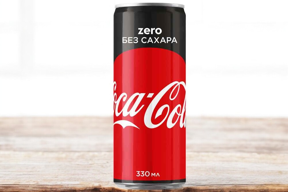 Напиток б/а газированный Coca-Cola Zero , ж/б 330 мл