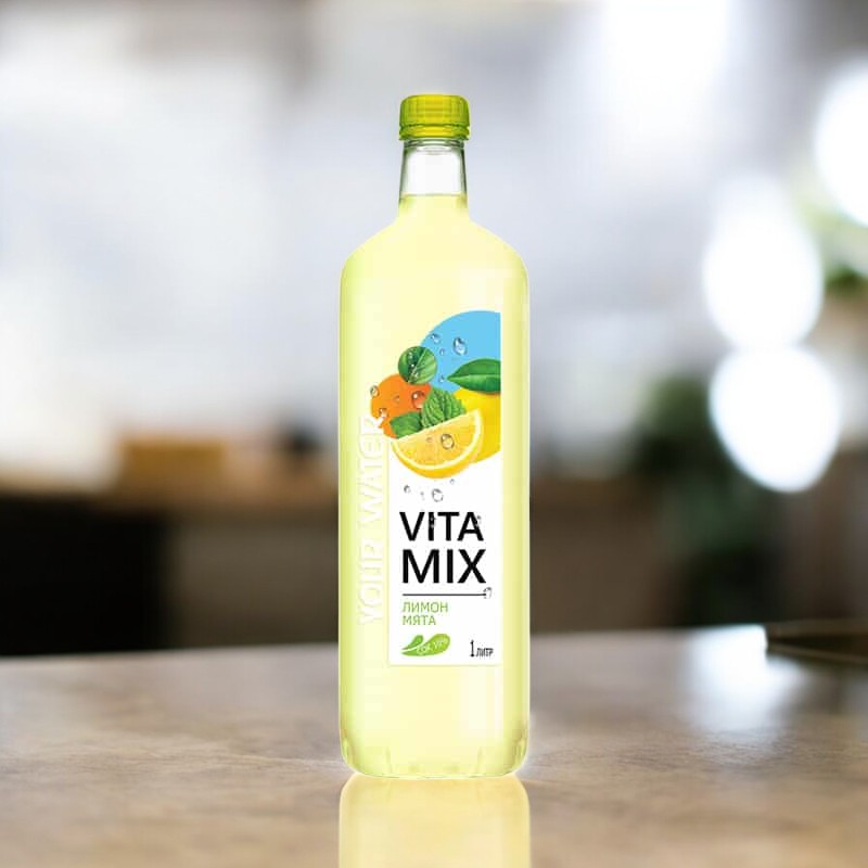 Напиток б/а негаз. “ВитаМикс” “Вкус лимон-мята” , 1,0 л