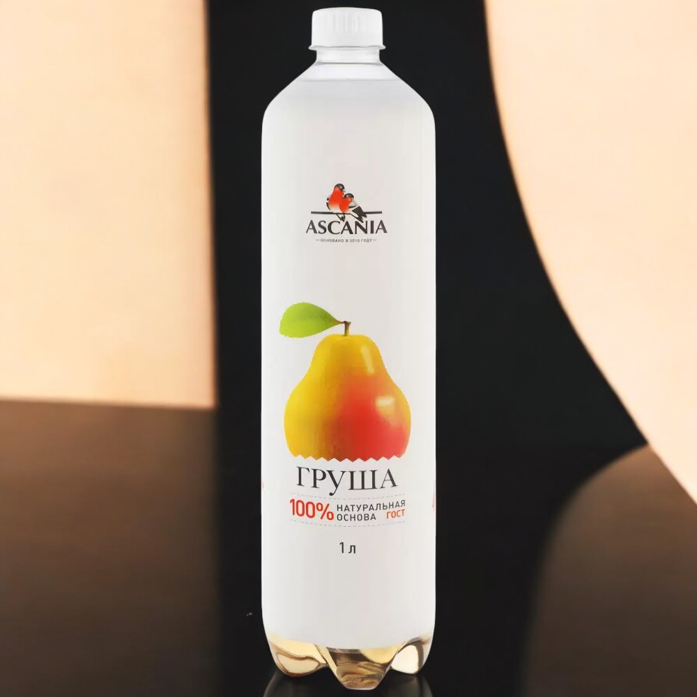 Безалкогольный напиток ASCANIA “Груша”1,0 л. ПЭТ