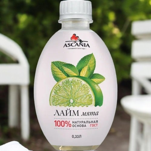 Безалкогольный напиток ASCANIA “Лимон” ПЭТ 0,33 л.