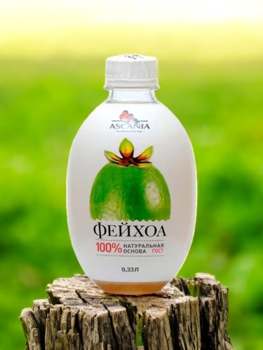 Безалкогольный напиток ASCANIA “Фейхоа” ПЭТ 0,33 л.