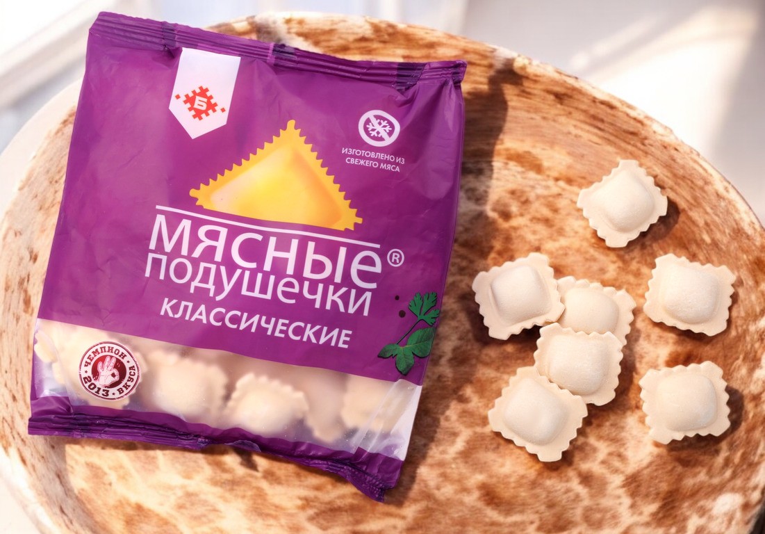 Пельмени Мясные подушечки Классические 430г