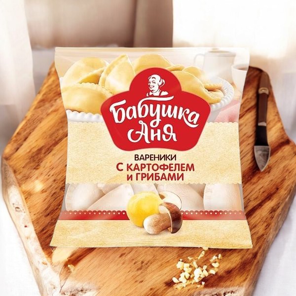 Вареники с картофелем и грибами Бабушка Аня зам. 430г