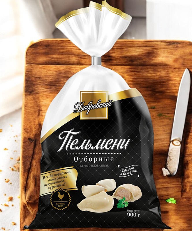 Пельмени Добровский Отборные ЗАМ. 900г /ПровитБел/