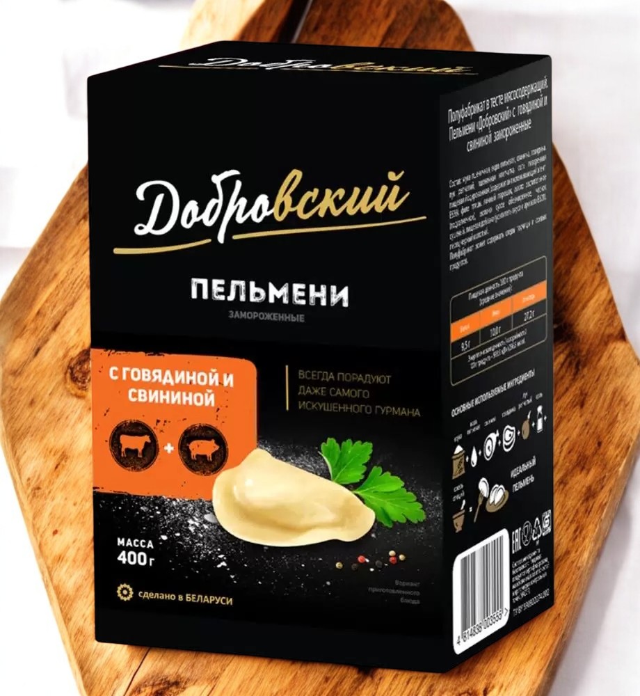 Пельмени Добровский с говядиной и свининой заморож. 400 г