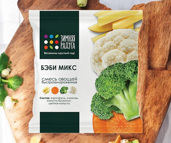 Смесь овощей Бэби микс ТМ Зимняя радуга ЗАМ. 400г /ПровитБел/