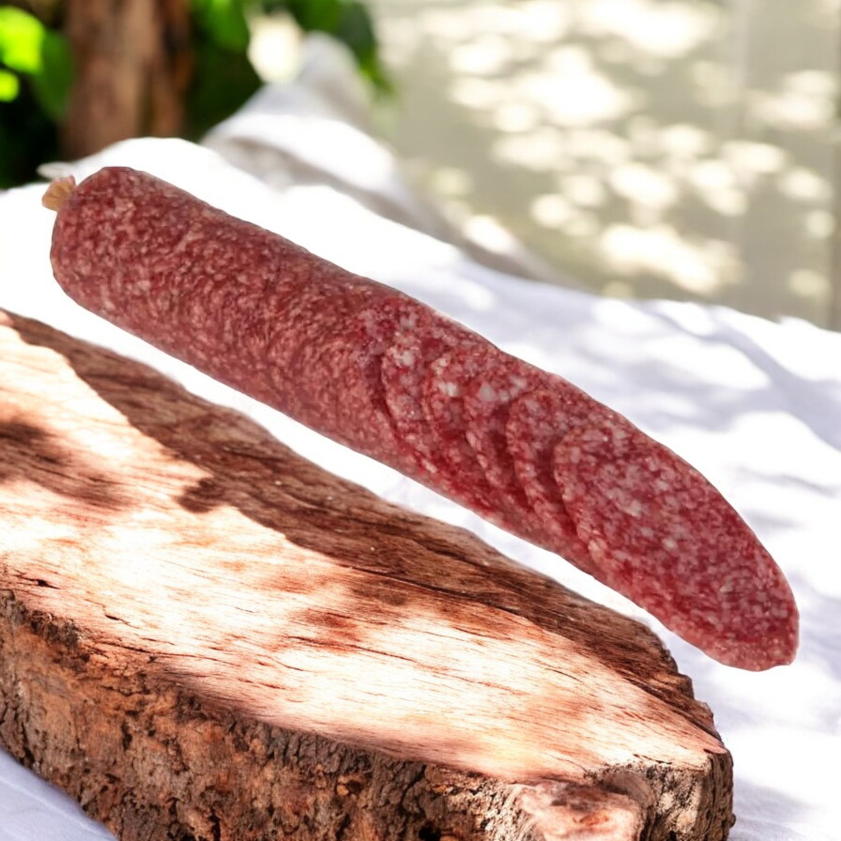 Изделие колбасное с/к мясное КОЛБАСА ФЕТТУЧИНО в/с газ.ср.
