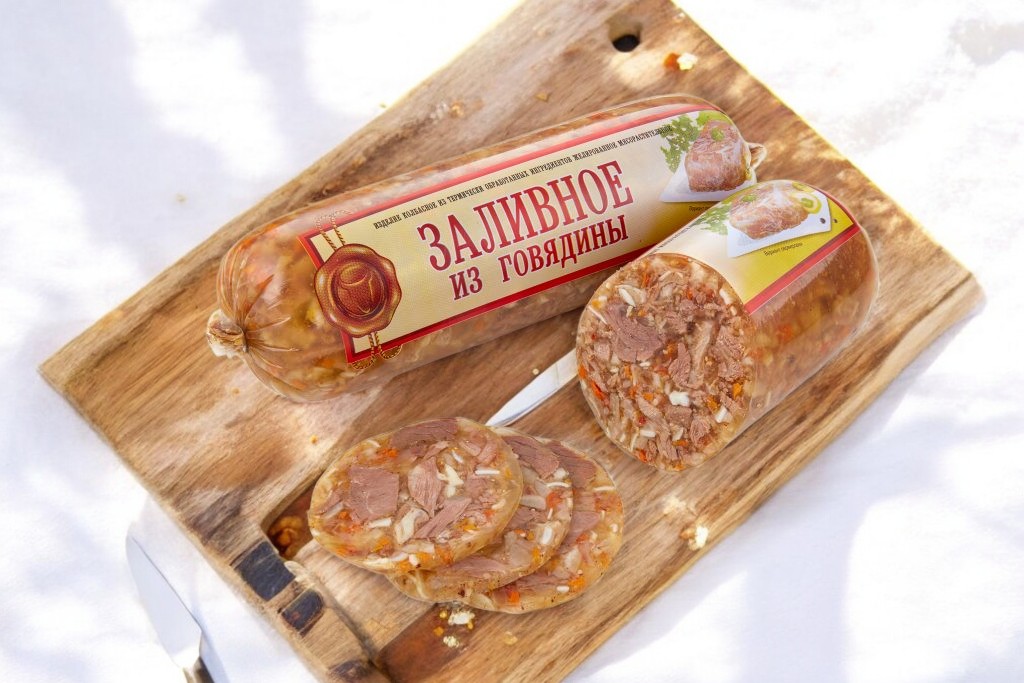 Заливное из говядины п/а