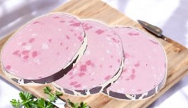 Колбаса вареная Белорусская с языком ТУ в/с В/У 1.0-1.5кг ТЕКСТИЛЬ СРЕЗ