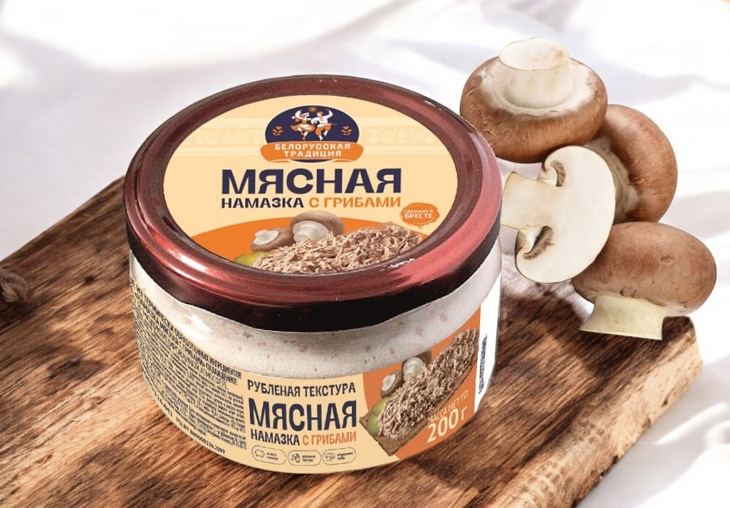 Намазка мясная с грибами 200 г стекло