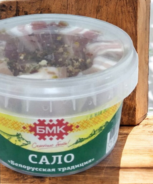 Сало Белорусская Традиция банка /БМК/ (500г)