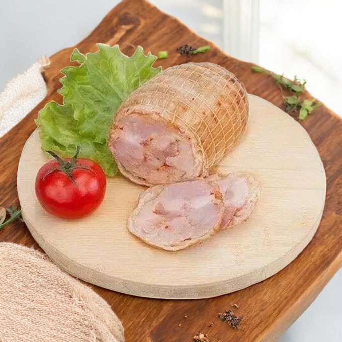 Продукт из мяса птицы РУЛЕТ НЕЖНЫЙ  С ПРОВАНСКИМИ ТРАВАМИ копчено-вареный охл., газ.инд.упак.