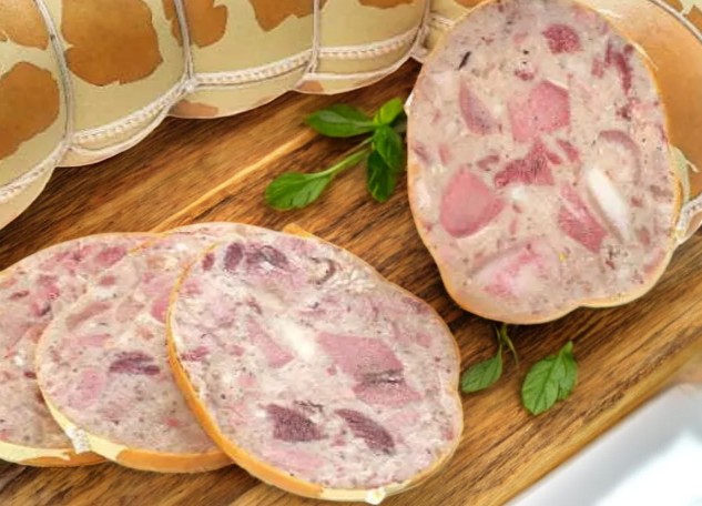 ЗЕЛЬЦ САЛЬТИСОН С ЯЗЫКОМ вар.  мясной охлажденный высшего сорта ПОРЦ