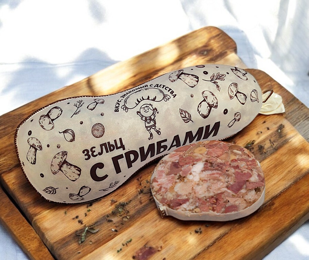 ЗЕЛЬЦ С ГРИБАМИ вар. мясной высшего сорта