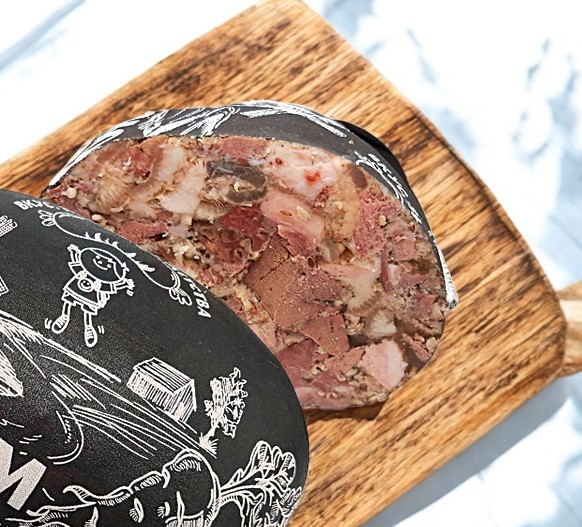 ЗЕЛЬЦ С ХРЕНОМ И ПЕТРУШКОЙ вар.  мясной высшего сорта ПОРЦ.