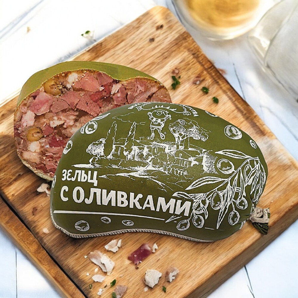 ЗЕЛЬЦ С ОЛИВКАМИ вар.  мясной высшего сорта
