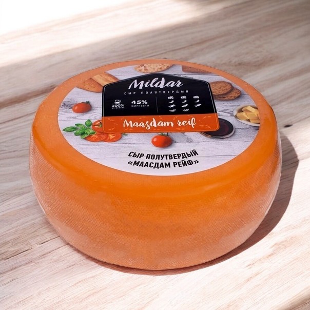 Сыр Маасдам Рейф “MILDAR” 45 %