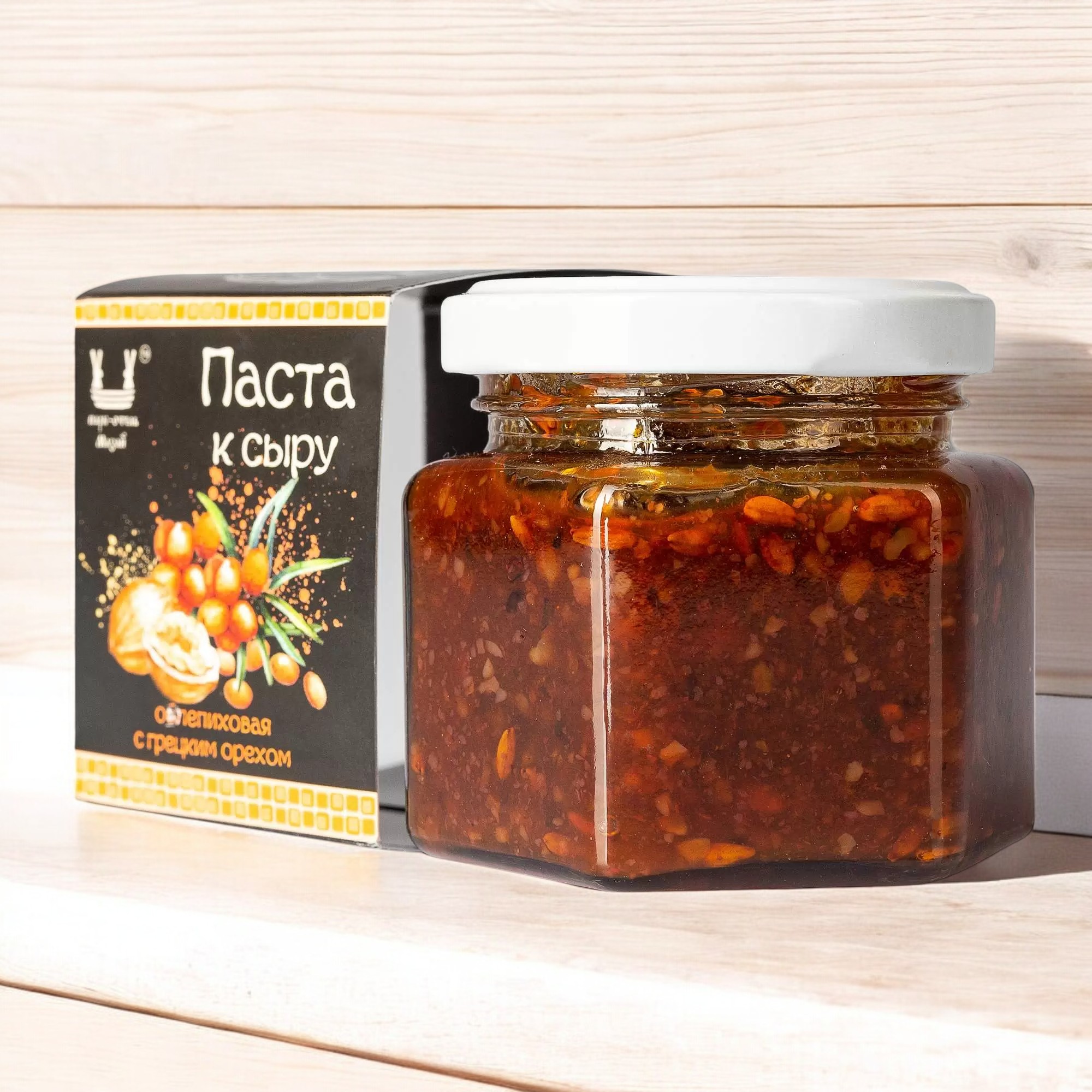 Паста облепиховая с грецким орехом
