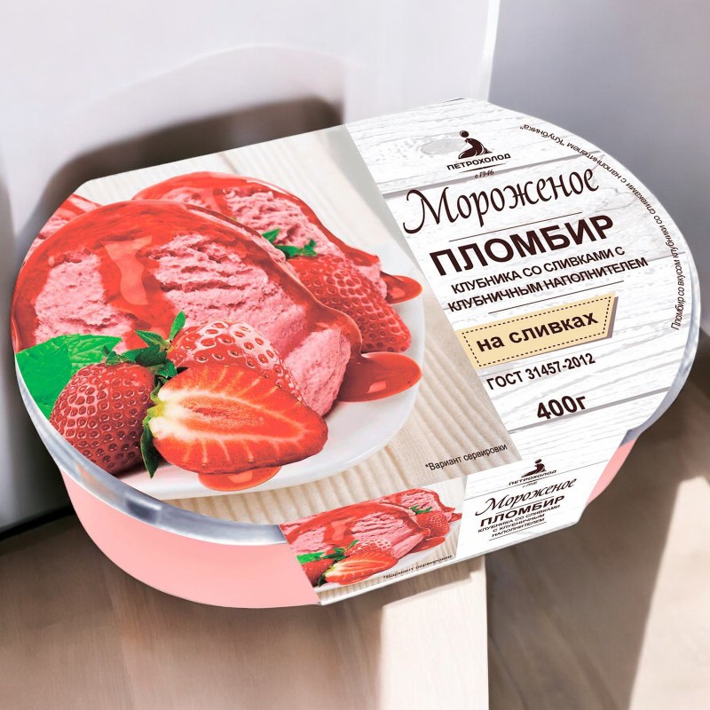 Контейнер 400/8 Петрохолод морож пломбир клуб со слив с напКлуб