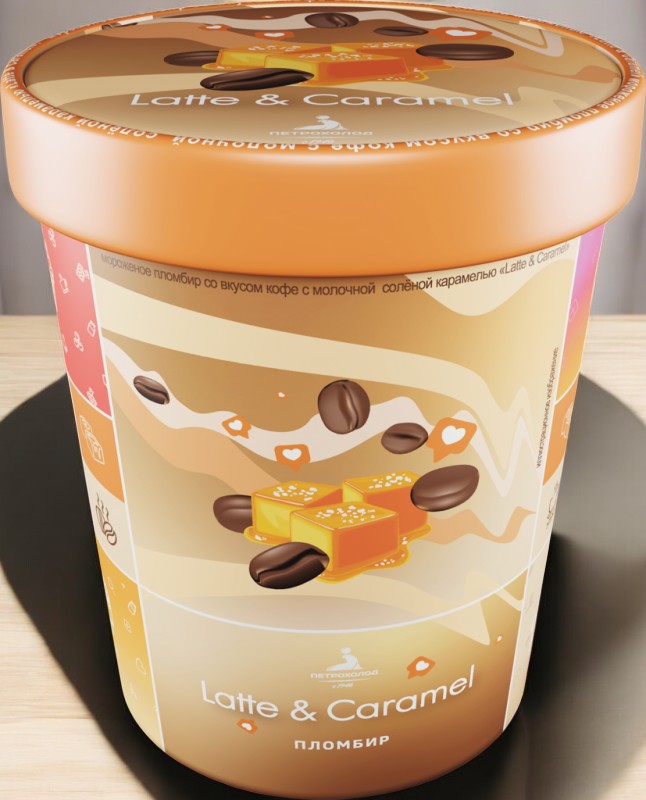 Карт стакан 300гр пломбир со вк коф с мол сол карам Latte_Сaramel