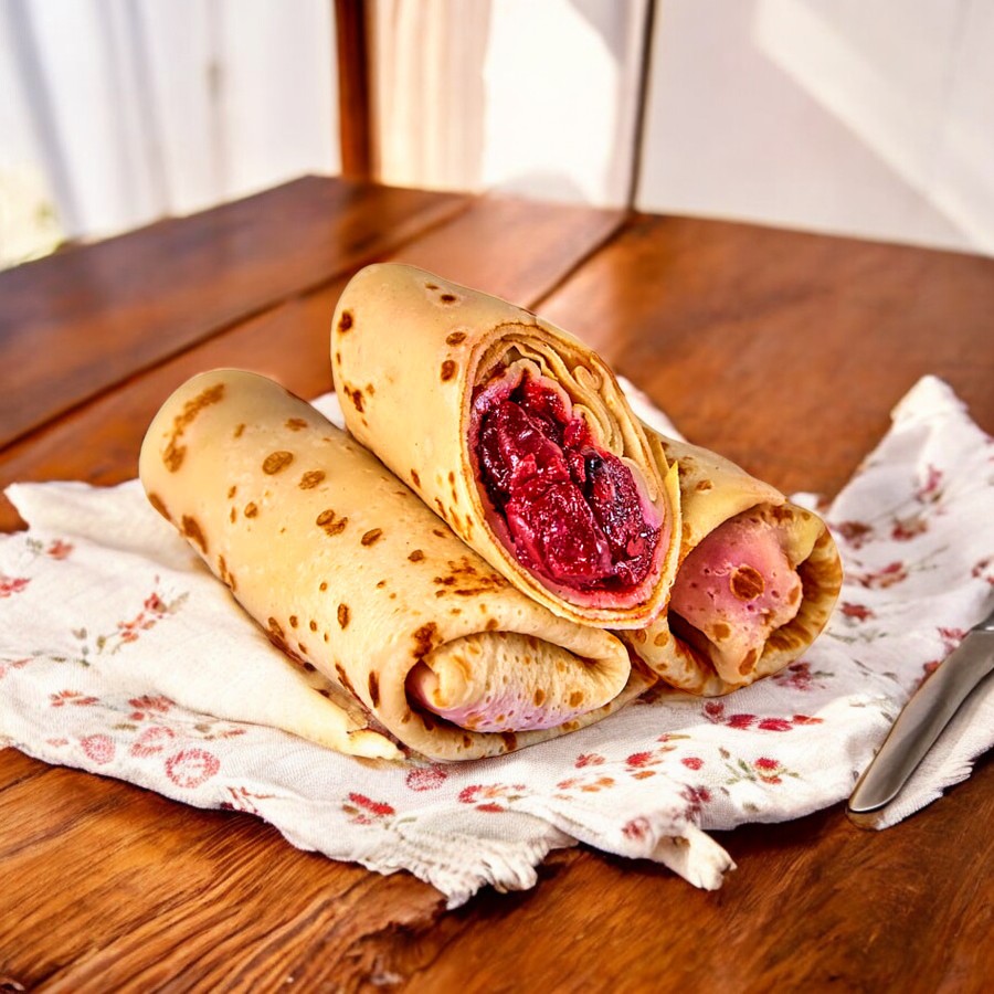 Блины с вишней Вес Можайские