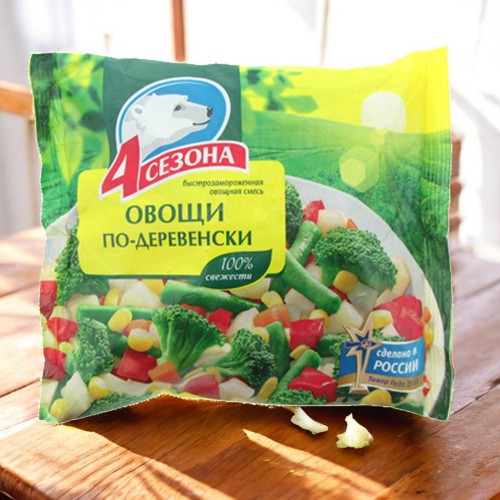 Овощи по-дерев (кар,бр,кук,пер,ф,м,л) 0,4гр 4сезона