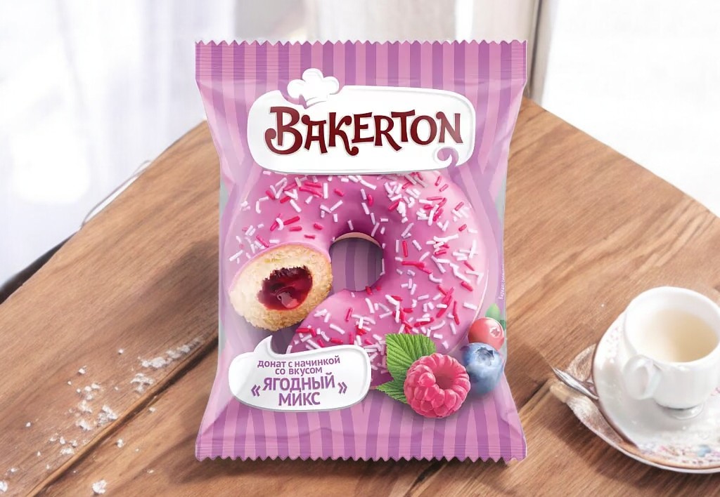 Донат глаз Ягодный микс с нач со вк ягод(0,07)гр BAKERTON