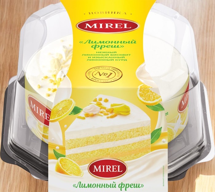 Торт Лимонный фреш 0,6гр Мирэль