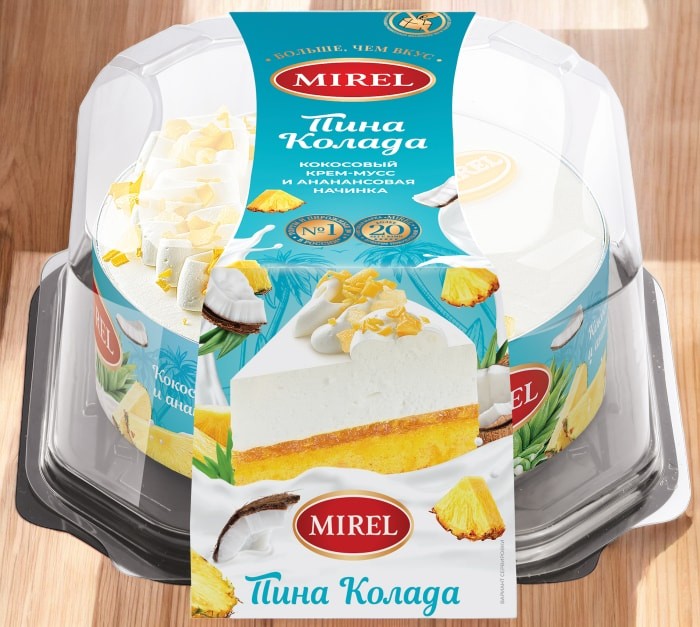 Торт Пина колада 0,65гр Мирэль