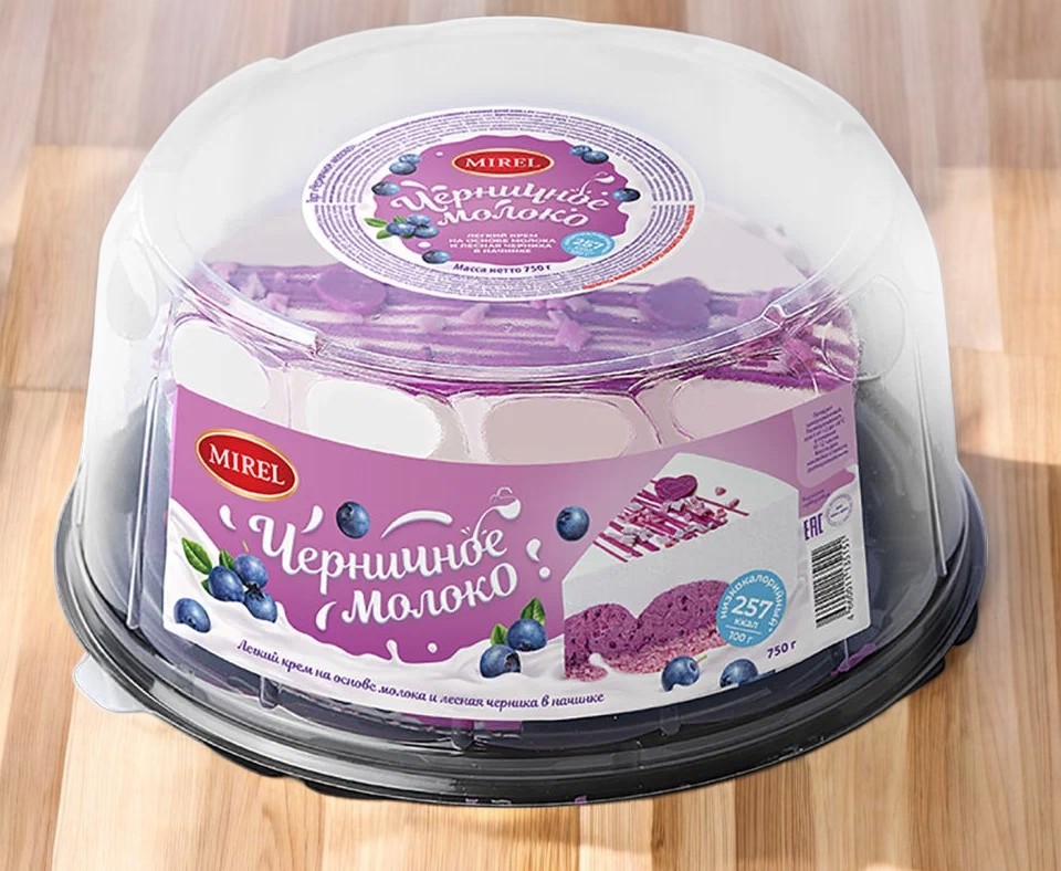 Торт Черничное молоко 0,75гр Мирэль