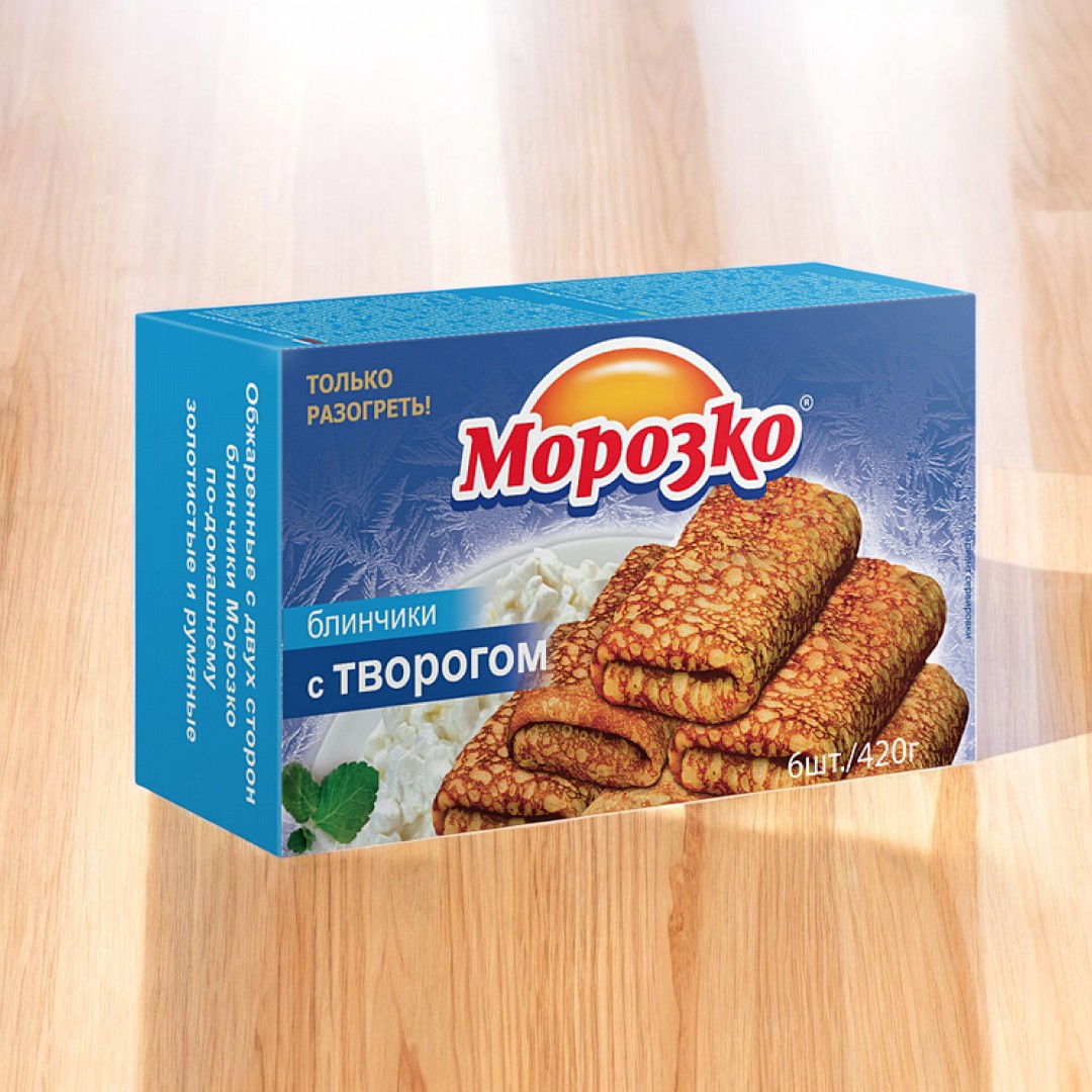 Блины Морозко с творогом 0,42гр