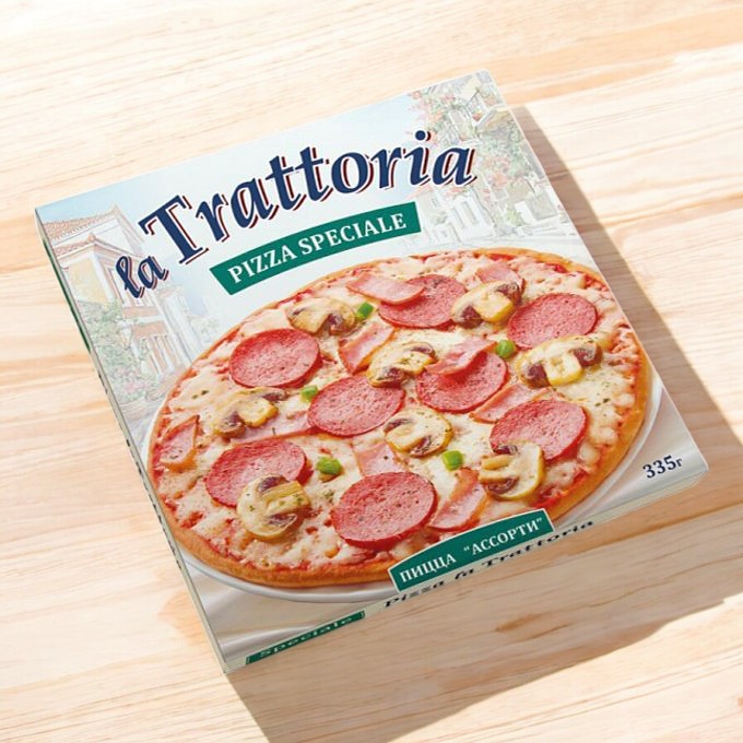 Пицца ассорти 0,335гр (НДС 20%) La Trattoria
