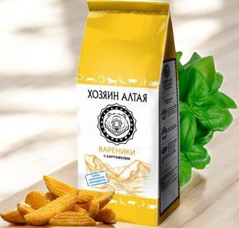 Вареники с картофелем 0,8гр Хозяин Алтая