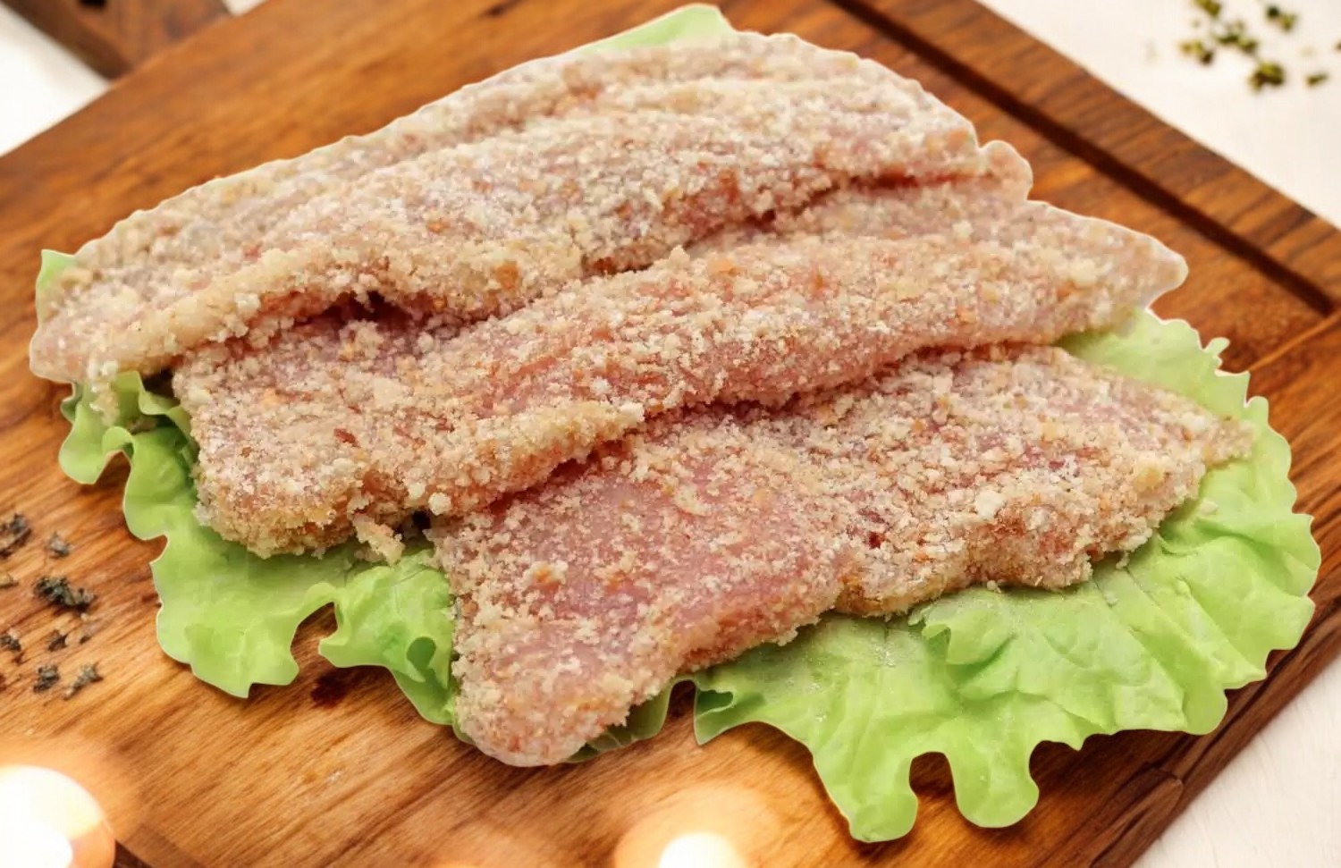 Отбивная куриная в кунжутной панир Вес  Калининград