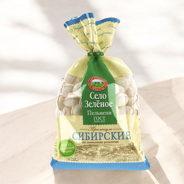 Пельмени Сибирские 0,8гр Село Зеленое