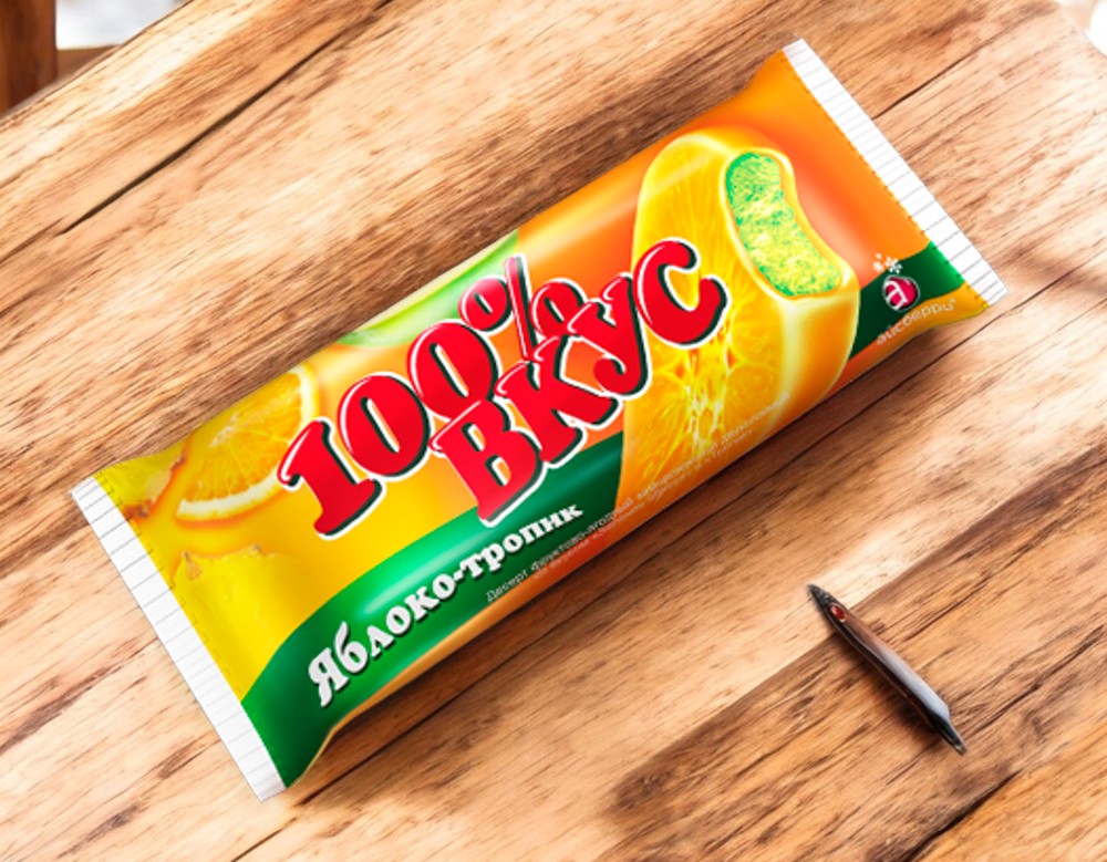 Морож Десерт эскимо Яблоко-тропик 70гр