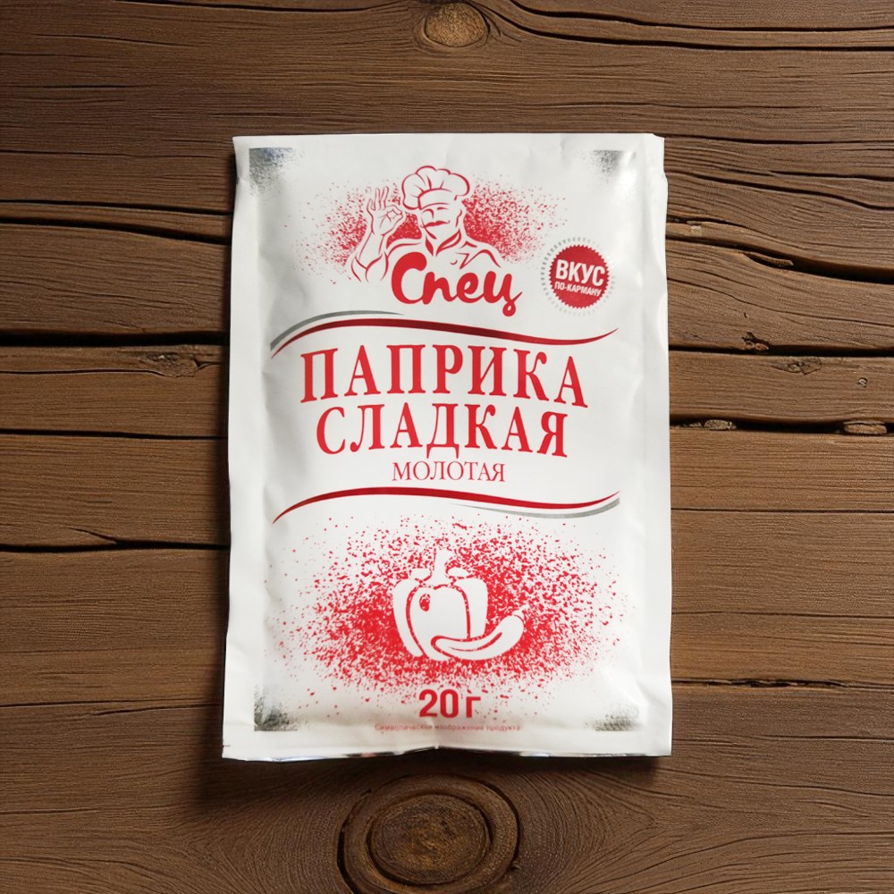 Паприка сладкая молотая “Спец” 20г