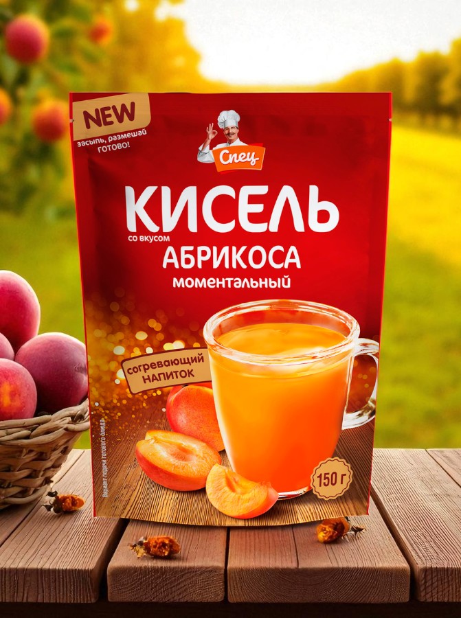 Кисель со вкусом абрикоса “СПЕЦ” 150г