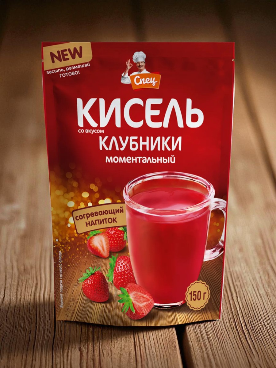 Кисель со вкусом клубники “СПЕЦ” 150г